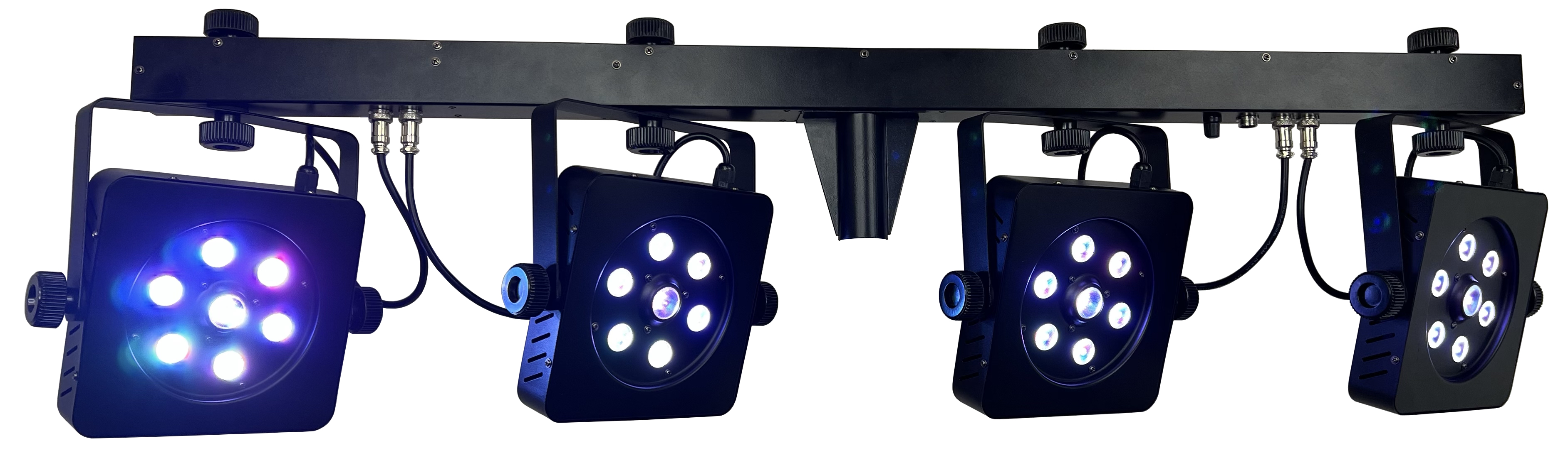 Stage effects LED PAR světelná rampa 28x 9W TCL, DMX